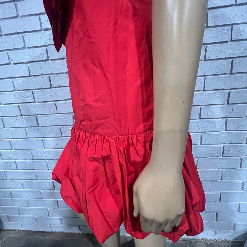 Farm Rio Red Balloon 3D Floral Mini Dress | Size M - Picture 5 of 12